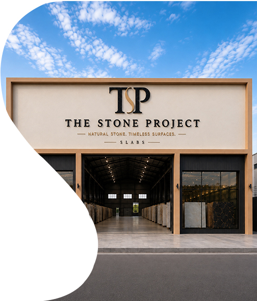 Granite cutting and polishing at the factory